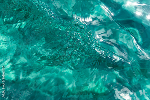 Blue sea water background texture. © 22Imagesstudio