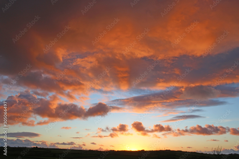 Sunset in North Devon	