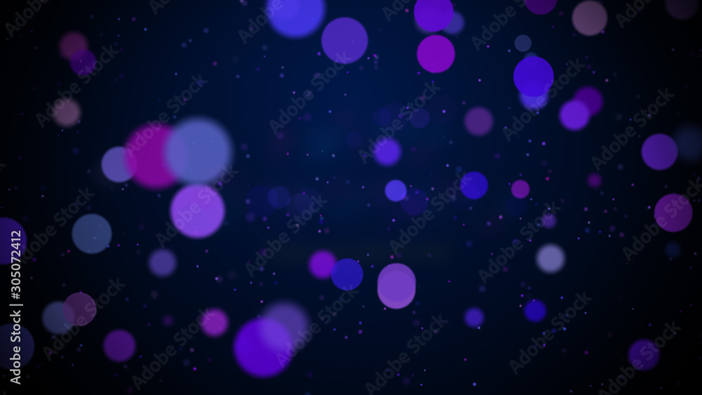 Romantic Red Blue Purple Bokeh Color Light With Glitter Sparkles Dust Against Dark Blue Background Romantic Red Blue Purple Bokeh Color Light With Glitter Sparkles Dust Against Dark Blue Background