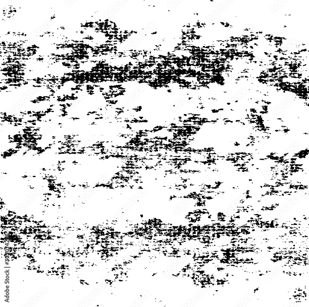 Obraz premium Rough black and white texture vector. Distressed overlay texture. Grunge background. Abstract textured effect. Vector Illustration. Black isolated on white background. EPS10.