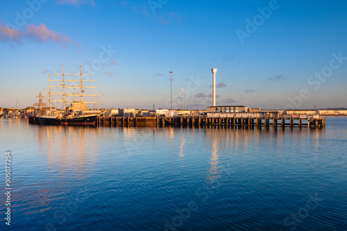 Weymouth Harbour on an early Summer morning