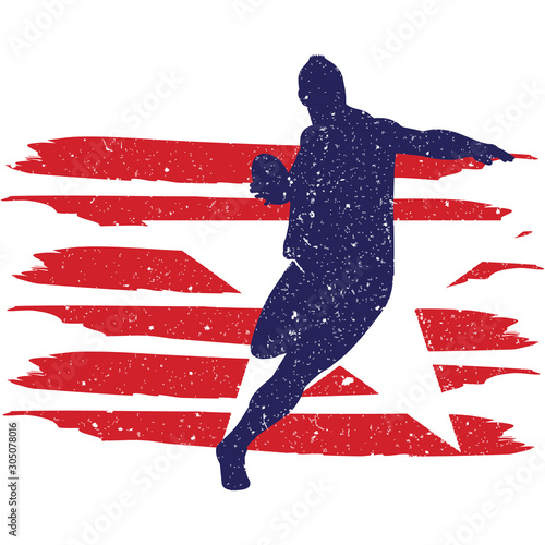 Discus Throw Men  Track and Field  flag, American Flag, Fourth of July, 4th of July, Patriotic, Cricut Silhouette Cut File, Cutting file