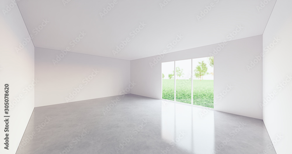 Fototapeta premium 3d empty room