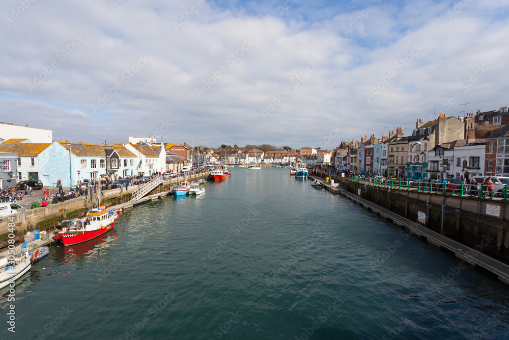 Weymouth Harbour in Spring