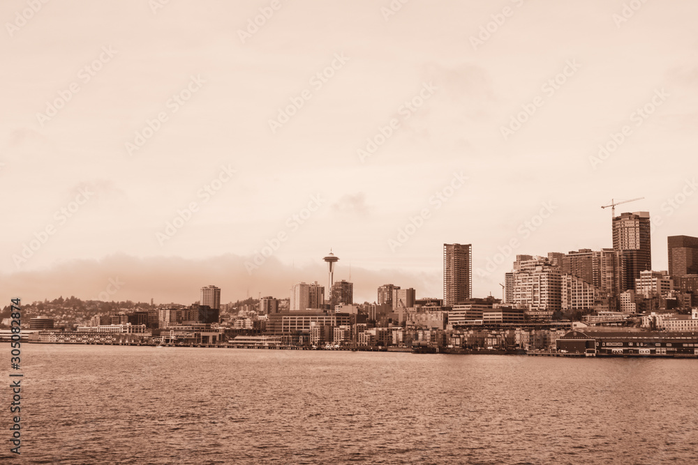 View of Seattle old picture