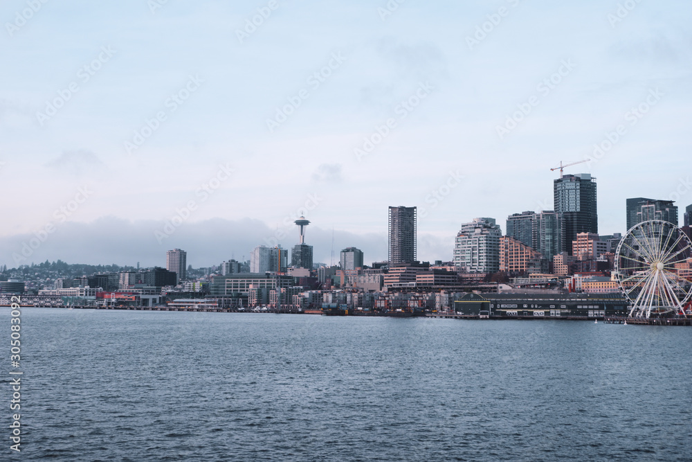 Seattle on a cloudy day