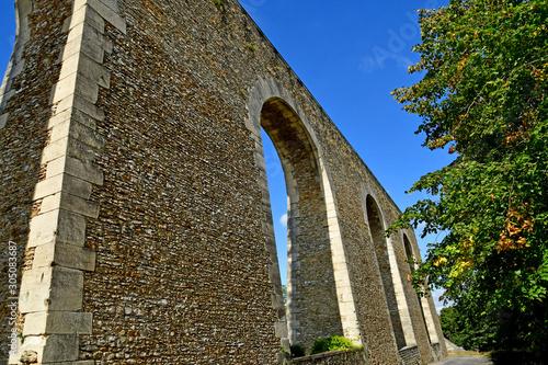 Louveciennes; France - september 9 2019 : aqueduct photo