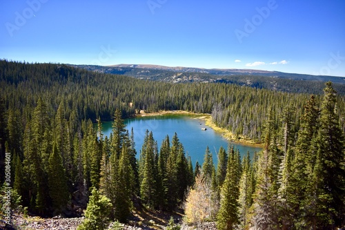 Above Cataract Lake in the Gore Range of the Colorado Rockies.