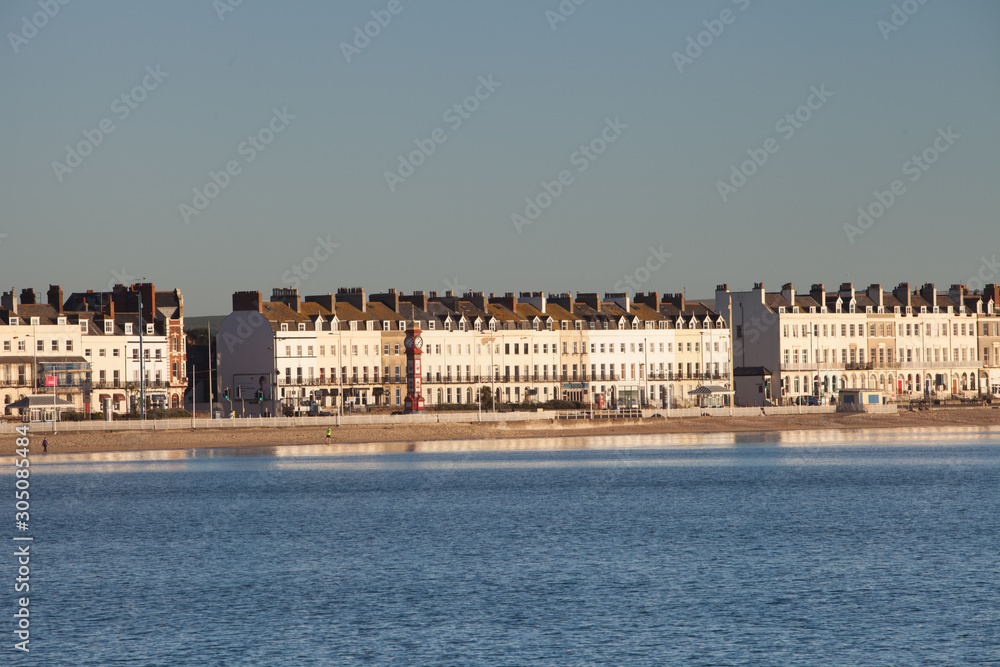 Weymouth Seafront on an early Spring Day