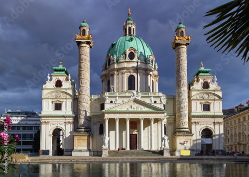St. Charles's Church, Karlskirche, in Vienna, Austria