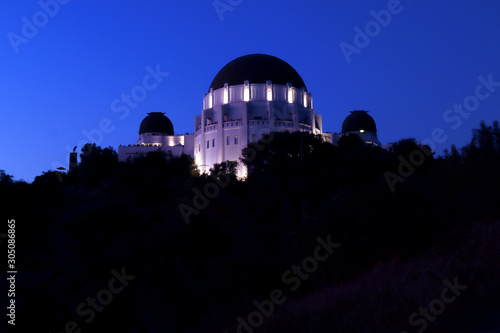 Los Angeles (California), Griffith Observatory view at Night