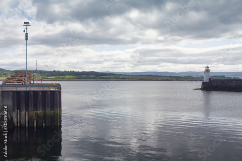 Loch Fyne and Ardrishaig Harbor in Argyle Scotland on a summers day © gavin