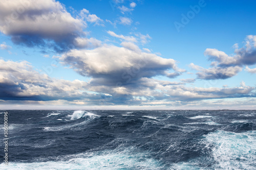 Blue Sea in High Winds © oporkka