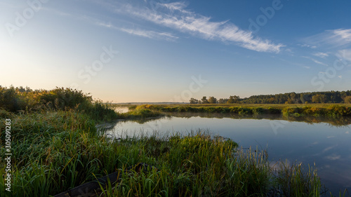 Rzeka Narew  Wie   nad Narwi    Krajobraz wiejski Podlasia