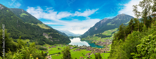Lungern village in Switzerland