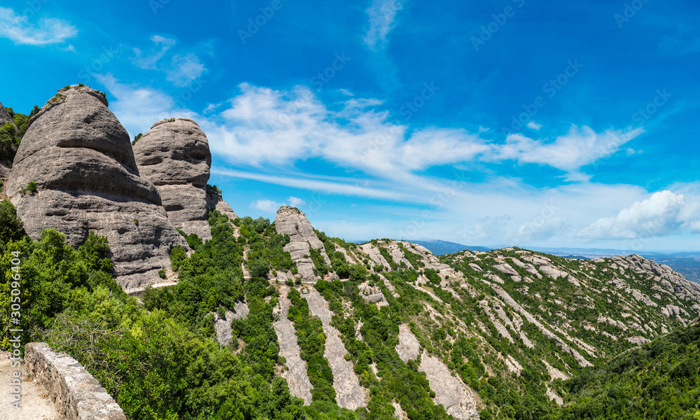 Fototapeta premium Montserrat mountains in Spain