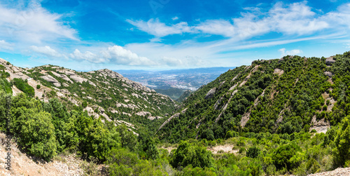 Montserrat mountains in Spain