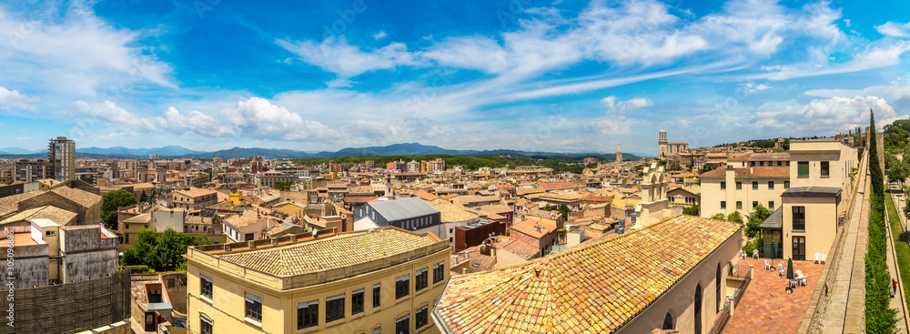 Panoramic view of Girona