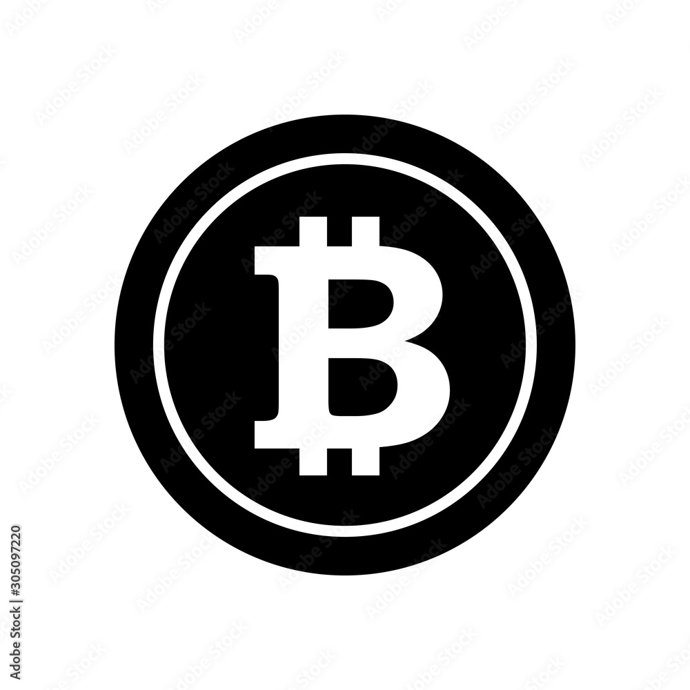 bit coin icon vector design template bit coin icon vector design template
