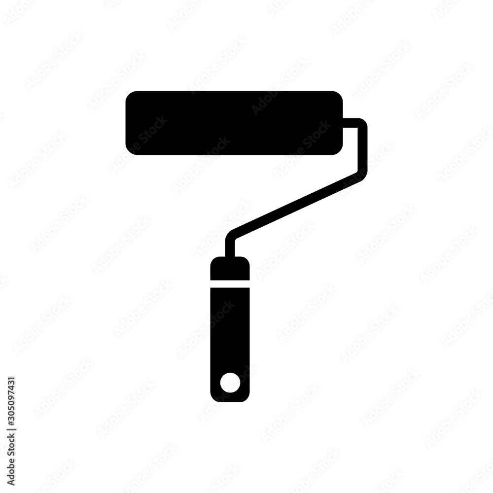 paint roll icon vector design template paint roll icon vector design template