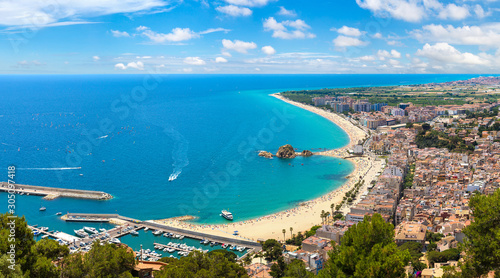 Panoramic view of Blanes