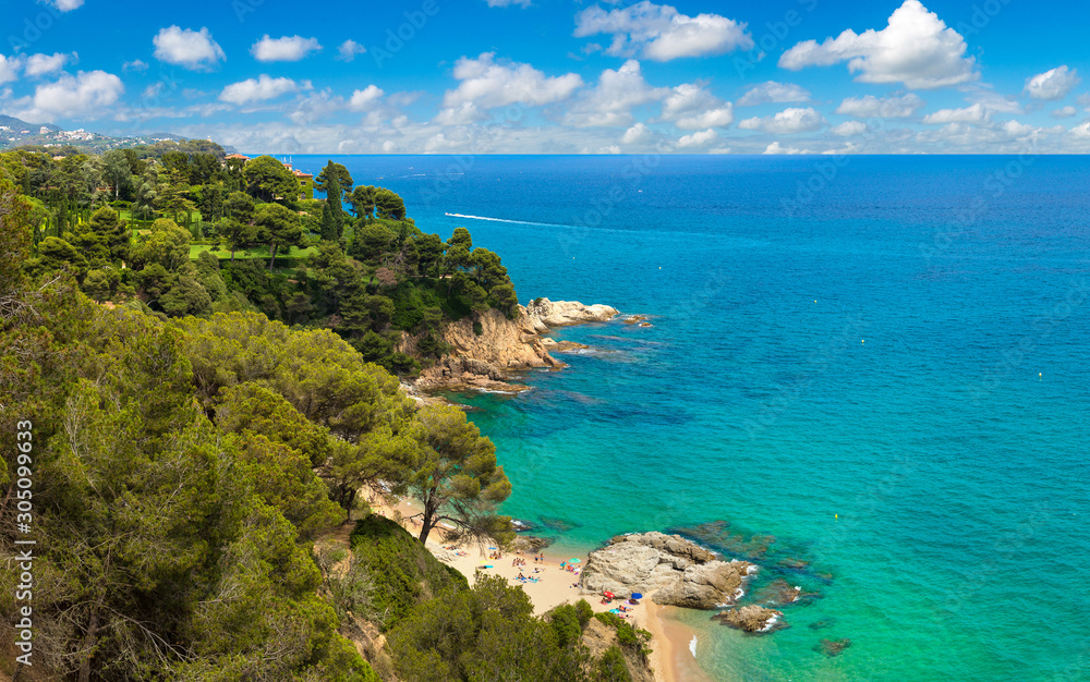 Naklejka premium Costa Brava beach, ..Catalonia, Spain