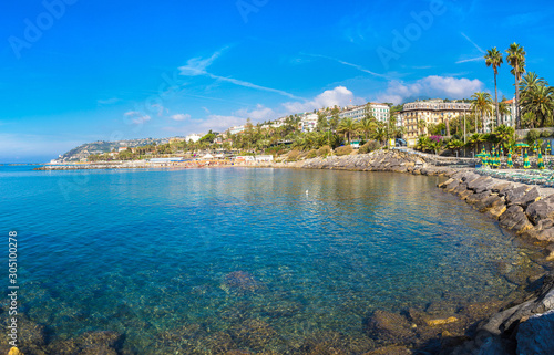 Mediterranean coast in San Remo © Sergii Figurnyi