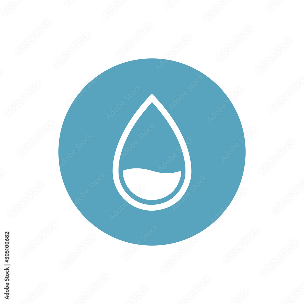 drop icon vector, blue button flat design best vector icon. Stock Vector illustration isolated on white background. drop icon vector, blue button flat design best vector icon. Stock Vector illustration isolated on white background.