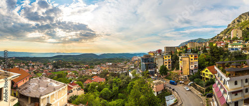 View from Kruja castle  Albania