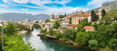 Fototapeta Naklejka Na Ścianę i Meble -  The Old Bridge in Mostar