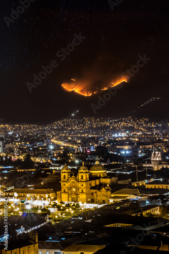 Fuego en cusco 2 photo