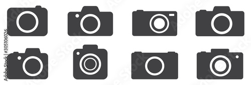 Camera icons set. Photo camera icon. Vector