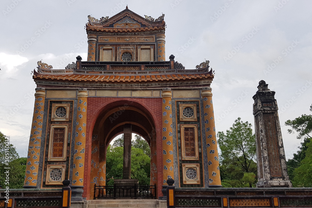 Naklejka premium Hue Vietnam Monuments