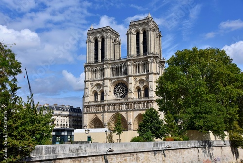 Notre Dame cathedral in Paris - France