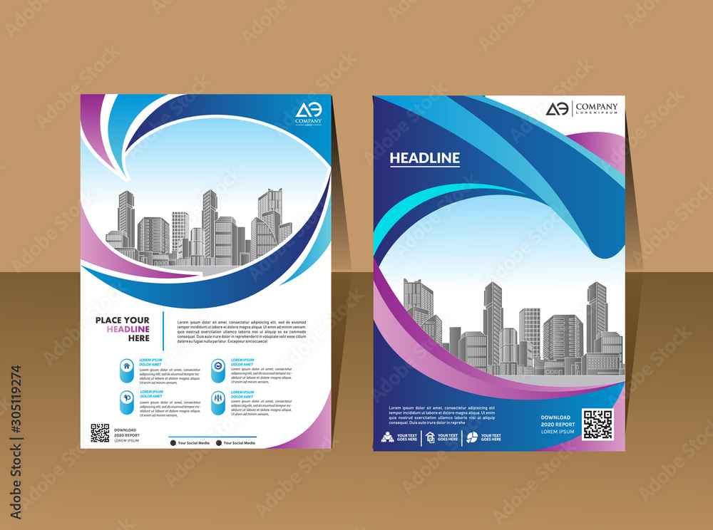 cover, layout, brochure, magazine, catalog for annual report