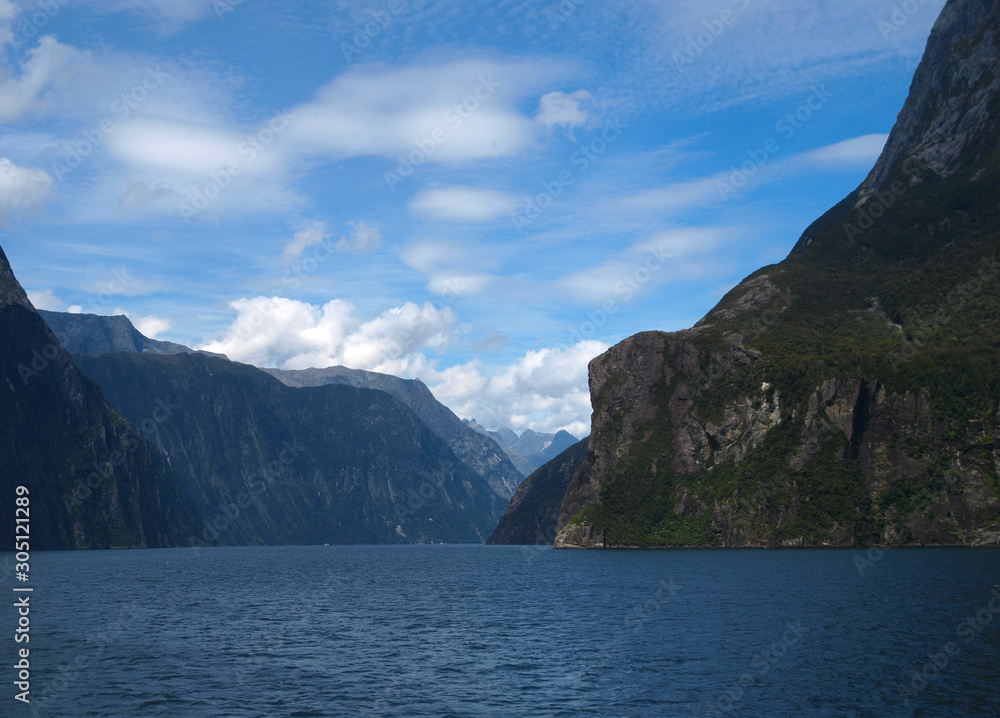 Milford Sound on the south island of New Zealand