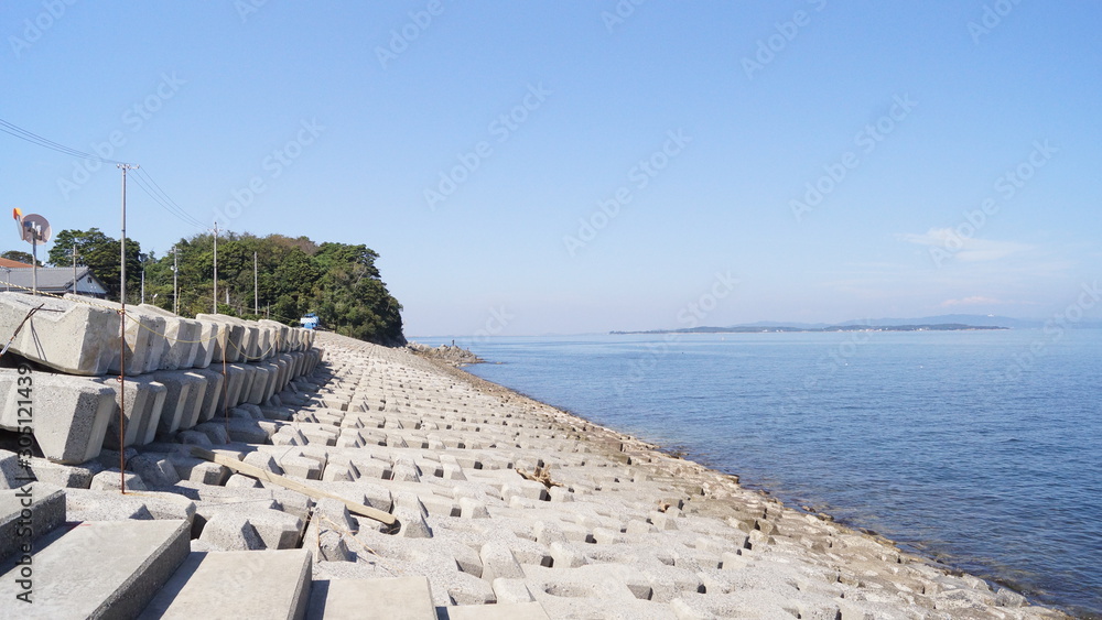 Fototapeta premium 海との境界