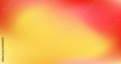Red Yellow Pink Tropical Gradient Background. 