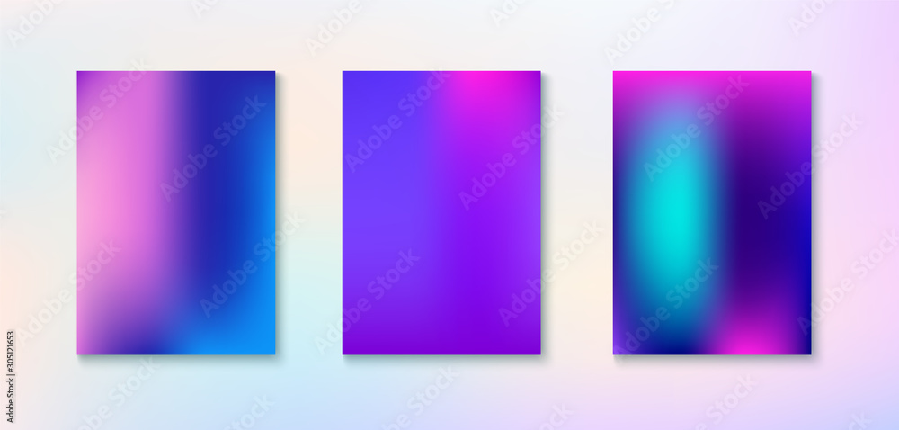 Purple, Pink, Turquoise, Blue Gradient Shiny Vector Background. 