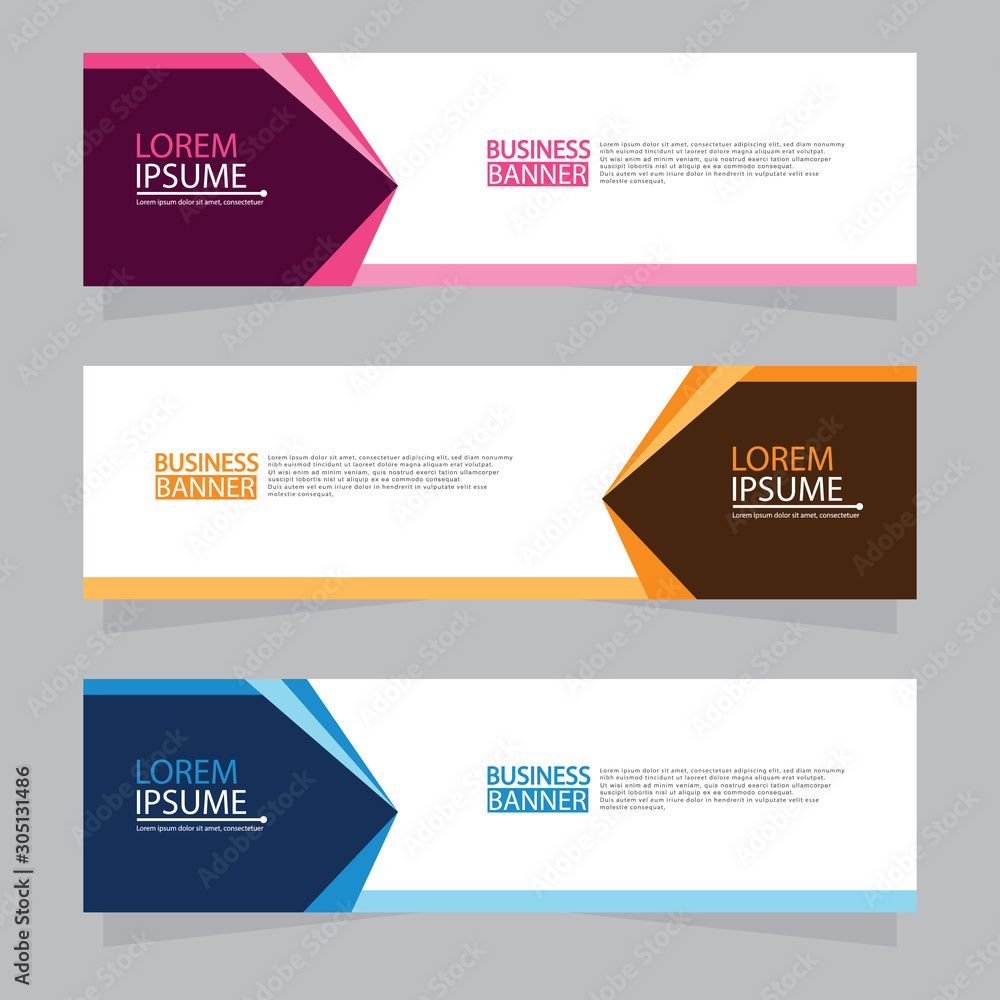 Vector abstract design web banner template. Web Design Elements - Header Design. Abstract geometric web banner template on grey background.Modern banner. Vector abstract design web banner template. Web Design Elements - Header Design. Abstract geometric web banner template on grey background.Modern banner.