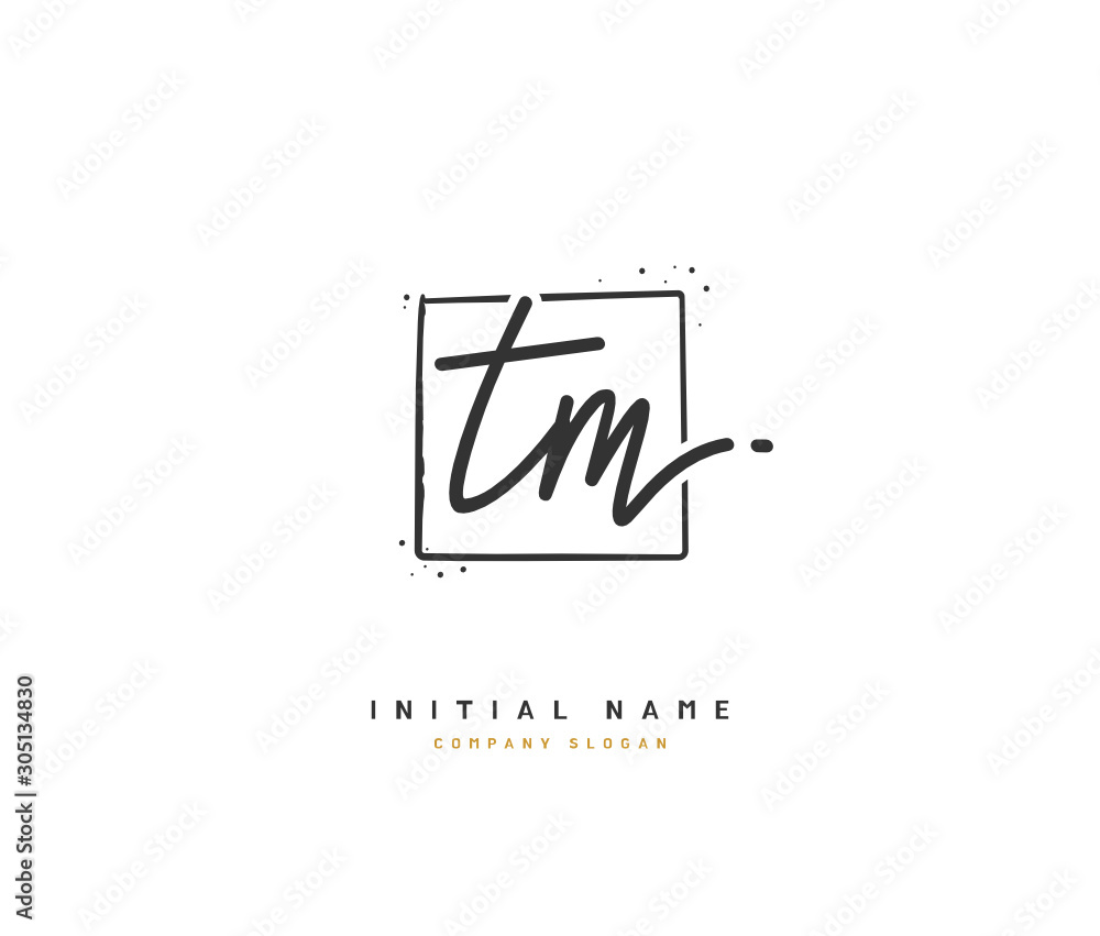 T M TM Beauty vector initial logo, handwriting logo of initial signature, wedding, fashion, jewerly, boutique, floral and botanical with creative template for any company or business. T M TM Beauty vector initial logo, handwriting logo of initial signature, wedding, fashion, jewerly, boutique, floral and botanical with creative template for any company or business.