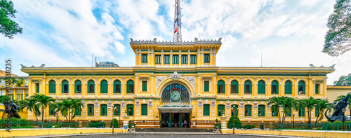 Obraz na płótnie Saigon Central Post Office w salonie