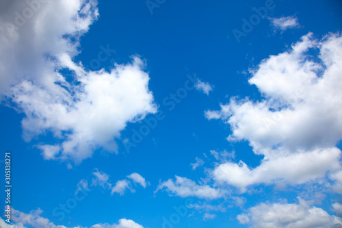 an image of autumn sky with clouds.