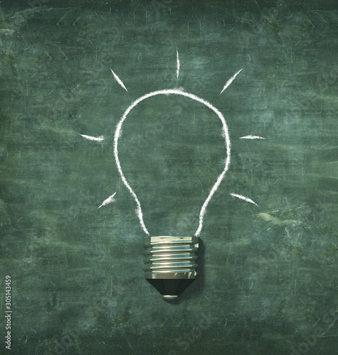 Chalk light bulb. This is 3...