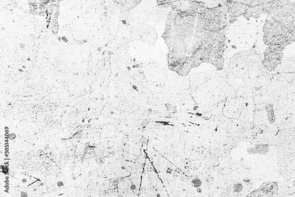Fototapeta premium Texture of a concrete wall with cracks and scratches which can be used as a background