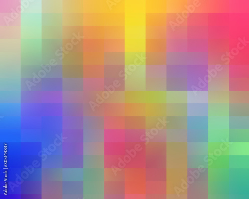 Lights, abstract colorful background with triangles