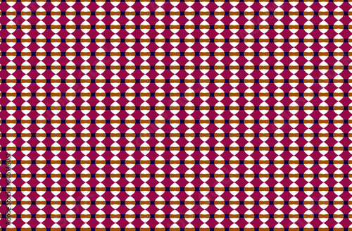 Pink seamless pattern with colorful dots