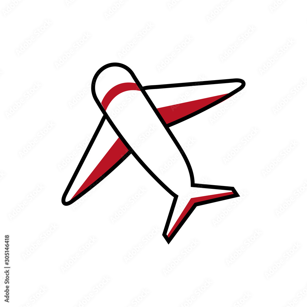 airplane flying travel isolated icon airplane flying travel isolated icon