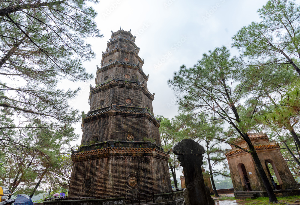 Thien Mu Pagoda in Hue, Vietnam
