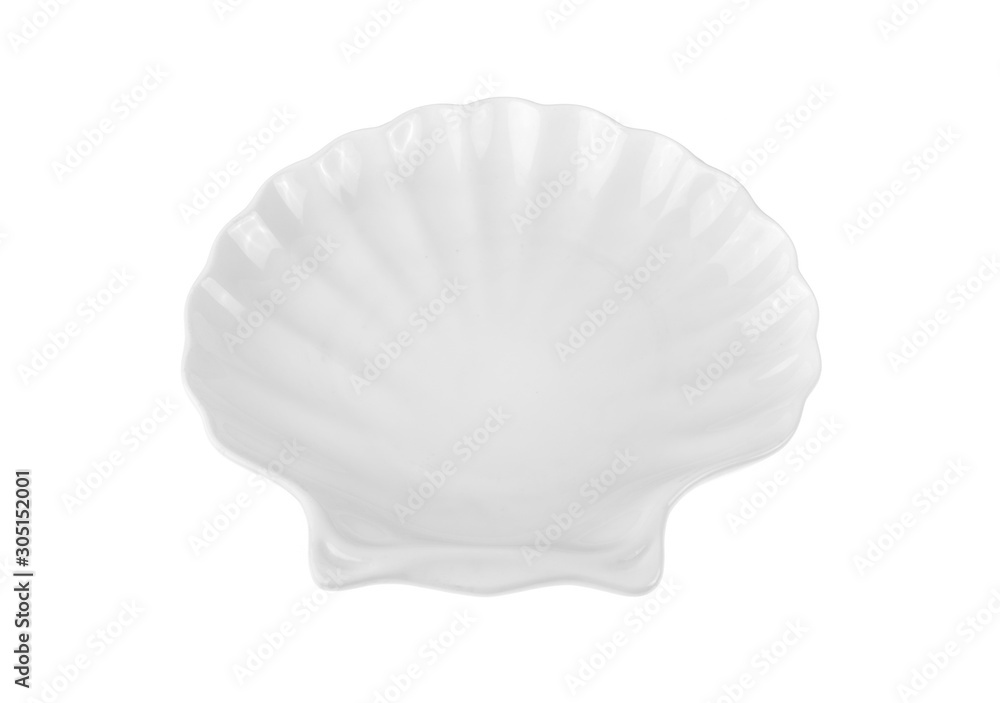 white plate ceramic on white background. white plate ceramic on white background.